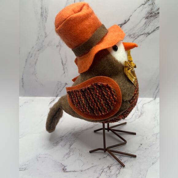 Autumn fall harvest fabric bird - Picture 3 of 6